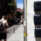 Caja de seguridad para las llaves de un piso de alquiler turístico.