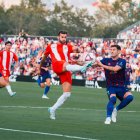 El brasileño Leo Baptistao fue de los mejores en el partido en Elda ante el Eldense.