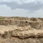 La puerta de entrada en la cuarta línea de murallas de Los Millares.