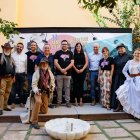 Foto de familia tras la presentación del programa completo del AWFF de 2024.