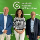 Gabriel Aguilera, Magdalenca Cantero y Gabriel Fiol.