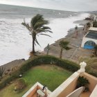 Oleaje en las playas de Vera.