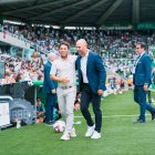 Rubi con José Alberto en el Racing 2 Almería 2.