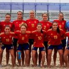 La Roja sobre la arena de Italia.