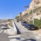 Calle Ramón Castilla y zona sobre la que se va a actuar