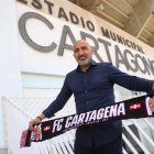 Abelardo llegó cargado de ilusión a Cartagena pero no se dieron los marcadores.