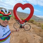 Antonio Ybarra en Vícar, el final de su reto.
