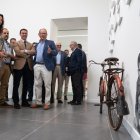 Autoridades en el paseo inaugural por las estancia del nuevo Museo de la Vega.