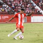 Chumi en el partido del sábado ante el Burgos.