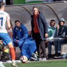 Gaizka Garitano asistió a la caída del Almería ante el Barbastro.