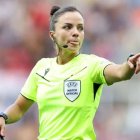 Marta Huerta de Aza pita el Oviedo-Almería.