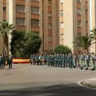 Desarrollo del acto de celebración del día del Pilar en la Comandancia