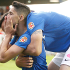 Fidel marco el gol de Almería en el Anxo Carro de Lugo.