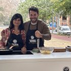 Imagen de la grabación del programa televisivo gastronómico en el municipio de Macael.