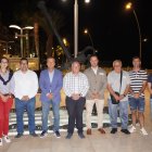 Delegaciones de ambos municipios con sus alcaldes Pedro zamora y Salvador Hernández esta semana en Garrucha.