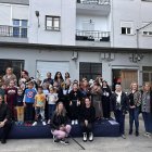 Los protagonistas de la fiesta de disfraces de Santos en Gádor.