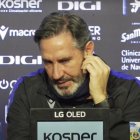 Vicente Moreno se emocionó cuando recordó a su tierra, Valencia, y todo lo que está sufriendo tras la DANA.