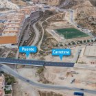 Proyecto del nuevo puente sobre la Rambla de San Antonio.