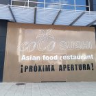 Imagen del cartel de la próxima apertura en el Centro Comercial Torrecárdenas.