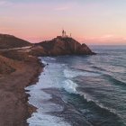 Playa y faro de Cabo de Gata. @adriansaanchezr. 