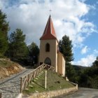 Una iglesia de estilo holandés en un poblado minero de Almería.