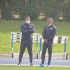 José Gomes con el doctor Maziel.