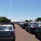 Colas en el municipìo de Vera.