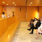 Conferencia \'San José habla a los políticos\', impartida por el alcalde de Vícar y con asistencia del obispo Gómez Cantero.