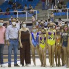 Foto de familia con el concejal de Deportes, Juanjo Segura.