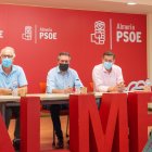 Acto en la sede del PSOE.