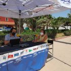 La edil de Presidencia de Roquetas de Mar, Rocío Sánchez, junto a Fran García