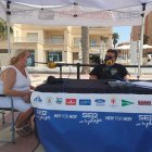 La coordinadora de proyectos de la ONG ‘Ayudemos a un niño’, Isabel Quero, en el set de La SER