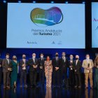 Foto de familia de los premiados.
