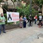 Lectura del manifiesto en Plaza del Educador.