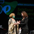 Vázquez recoge el premio.