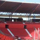 La nueva zona de palcos en la tribuna alta.