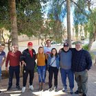 Luis Sánchez y su equipo en la comida que puso punto y final a la semana de eventos.