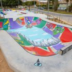 Vista parcial del \'skatepark\' de El Ejido.