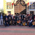 Imagen de familia de la celebración del Encuentro de Cuadrillas en el municipio