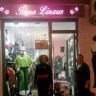 Mónica Góngora ganó la cesta gracias a Inma Linares Boutique.