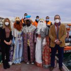 El alcalde y la concejala de festejos dan la bienvenida a sus majestades de Oriente