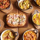 Platos de Bresca, una de las mejores pizzerías de Almería.