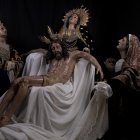 Las cuatro imágenes restauradas del misterio del Descendimiento.