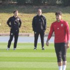 Rubi, este martes en el campo Anexo.