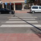 Así está el paso de peatones de Blas Infante