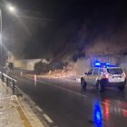 Desprendimiento del Cerro en la Avenida Paco Cosentino.