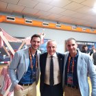 Con Sebastián Fernández con Paco Blázquez, presidente de la RFEBM, y Alberto Murillo.