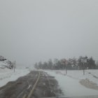 Nieve en puntos altos de la provincia.