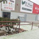 Granizo a las puertas de la feria Expolevante, en Campohermoso.
