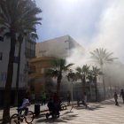 Incendio en la cocina de un bar del Paseo Marítimo.